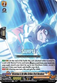 Victorious is He Who Strikes First! Horohoro - D-TB03: Shaman King - Cardfight Vanguard card