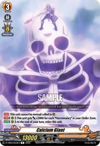 Calcium Giant - D-TB03: Shaman King - Cardfight Vanguard card