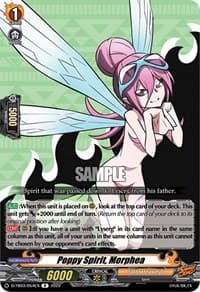 Poppy spirit, Morphea - D-TB03: Shaman King - Cardfight Vanguard card