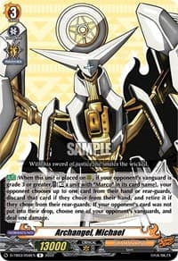 Archangel, Michael - D-TB03: Shaman King - Cardfight Vanguard card