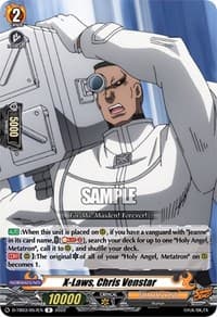 X-Laws, Chris Venstar - D-TB03: Shaman King - Cardfight Vanguard card