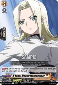X-Laws, Meene Montgomery - D-TB03: Shaman King - Cardfight Vanguard card