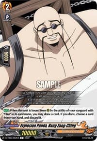 Explosion Panda, Hang Zang-Ching - D-TB03: Shaman King - Cardfight Vanguard card