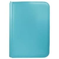 Vivid 4-Pocket Zippered PRO-Binder - Light Blue - Ultra Pro Storage Albums - Storage Albums card