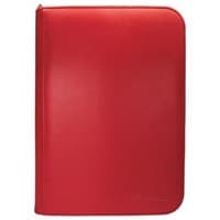 Vivid 4-Pocket Zippered PRO-Binder - Red - Ultra Pro Storage Albums - Storage Albums card