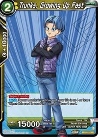 Trunks, Growing Up Fast - Dawn of the Z-Legends - Dragon Ball Super: Masters card