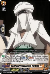 Calm and Provocative, Turbine - D-TB03: Shaman King - Cardfight Vanguard card