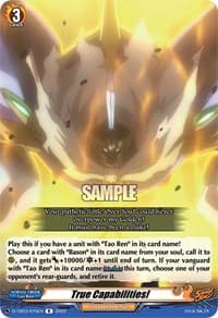 True Capabilities! - D-TB03: Shaman King - Cardfight Vanguard card