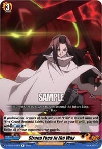 Strong Foes in the Way - D-TB03: Shaman King - Cardfight Vanguard card