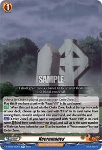 Necromancy - D-TB03: Shaman King - Cardfight Vanguard card