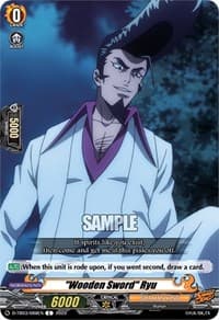"Wooden Sword" Ryu - D-TB03: Shaman King - Cardfight Vanguard card