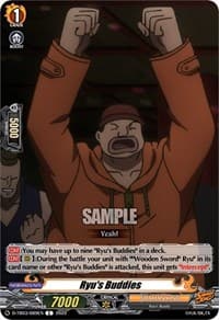 Ryu's Buddies - D-TB03: Shaman King - Cardfight Vanguard card