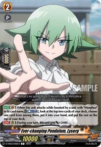 Ever-changing Pendulum, Lyserg - D-TB03: Shaman King - Cardfight Vanguard card
