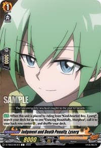 Judgment and Death Penalty, Lyserg - D-TB03: Shaman King - Cardfight Vanguard card