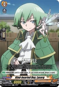 Kind-hearted Boy, Lyserg - D-TB03: Shaman King - Cardfight Vanguard card