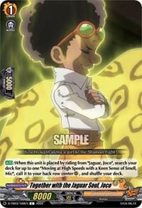 Together with the Jaguar Soul, Joco - D-TB03: Shaman King - Cardfight Vanguard card