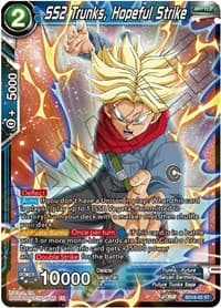 SS2 Trunks, Hopeful Strike - Dawn of the Z-Legends - Dragon Ball Super: Masters card