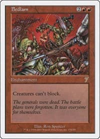 Bedlam - 7th Edition - Magic: The Gathering card