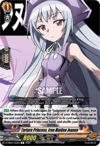 Torture Princess, Iron Maiden Jeanne - D-TB03: Shaman King - Cardfight Vanguard card
