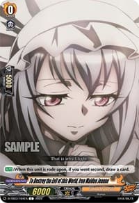 To Destroy the Evil of this World, Iron Maiden Jeanne - D-TB03: Shaman King - Cardfight Vanguard card
