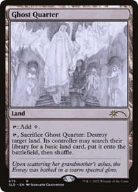 Ghost Quarter (679) - Secret Lair Drop Series - Magic: The Gathering card