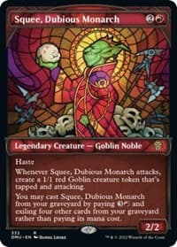 Squee, Dubious Monarch (Textured Foil) - Dominaria United - Magic: The Gathering card