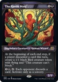 The Raven Man (Textured Foil) - Dominaria United - Magic: The Gathering card