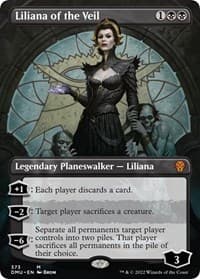 Liliana of the Veil (Borderless) - Dominaria United - Magic: The Gathering card