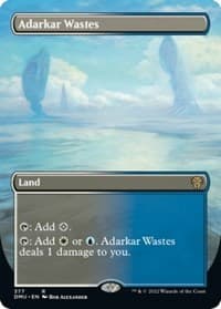 Adarkar Wastes (Borderless) - Dominaria United - Magic: The Gathering card