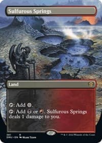 Sulfurous Springs (Borderless) - Dominaria United - Magic: The Gathering card