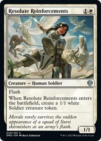 Resolute Reinforcements - Dominaria United - Magic: The Gathering card