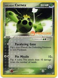 Team Aqua's Cacnea - 24/95 (Prerelease) - Miscellaneous Cards & Products - Pokemon card