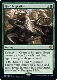 Herd Migration - Dominaria United - Magic: The Gathering card