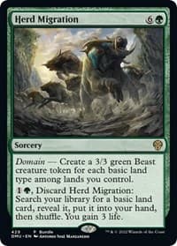 Herd Migration (DMU Bundle) - Unique and Miscellaneous Promos - Magic: The Gathering card