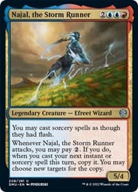 Najal, the Storm Runner - Dominaria United - Magic: The Gathering card