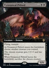 Tyrannical Pitlord (Extended Art) - Dominaria United - Magic: The Gathering card