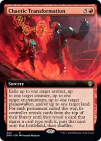 Chaotic Transformation (Extended Art) - Dominaria United - Magic: The Gathering card