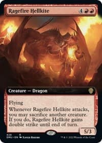 Ragefire Hellkite (Extended Art) - Dominaria United - Magic: The Gathering card