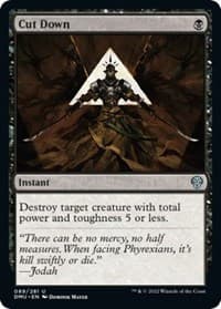 Cut Down - Dominaria United - Magic: The Gathering card