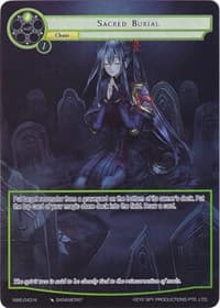 Sacred Burial (Full Art) - A New World Emerges - Force of Will card