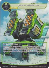 Justice's Missile Pod (Full Art) - A New World Emerges - Force of Will card