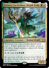 Jenson Carthalion, Druid Exile - Commander: Dominaria United - Magic: The Gathering card