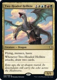 Two-Headed Hellkite - Commander: Dominaria United - Magic: The Gathering card