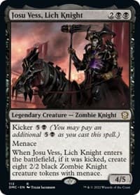Josu Vess, Lich Knight - Commander: Dominaria United - Magic: The Gathering card