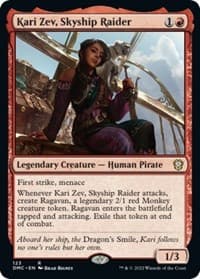 Kari Zev, Skyship Raider - Commander: Dominaria United - Magic: The Gathering card