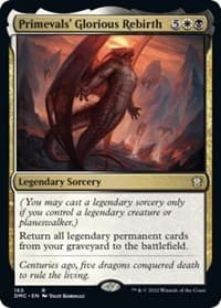 Primevals' Glorious Rebirth - Commander: Dominaria United - Magic: The Gathering card