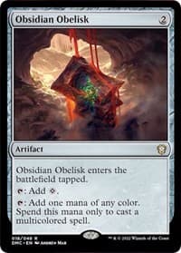 Obsidian Obelisk - Commander: Dominaria United - Magic: The Gathering card