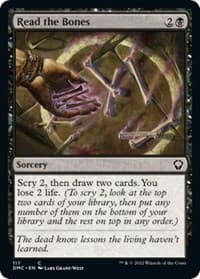 Read the Bones - Commander: Dominaria United - Magic: The Gathering card