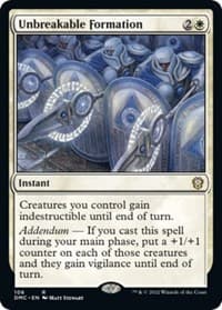 Unbreakable Formation - Commander: Dominaria United - Magic: The Gathering card