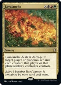 Lavalanche - Commander: Dominaria United - Magic: The Gathering card